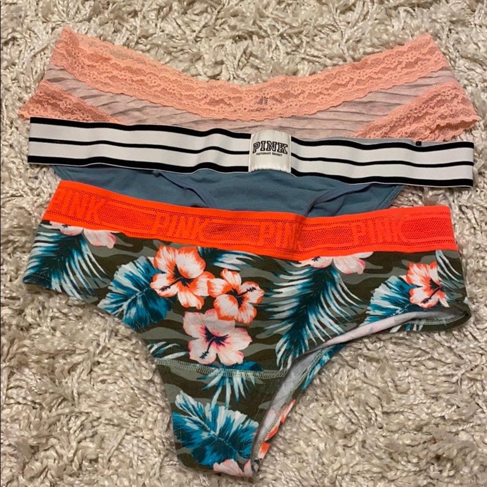 Pink and Victoria’s Secret panties